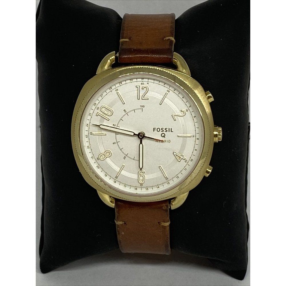 Fossil FTW1201 Women's Brown Leather Analog White